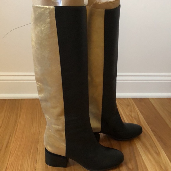 NEW Stephen Venezia two toned tall boots - Picture 2 of 12